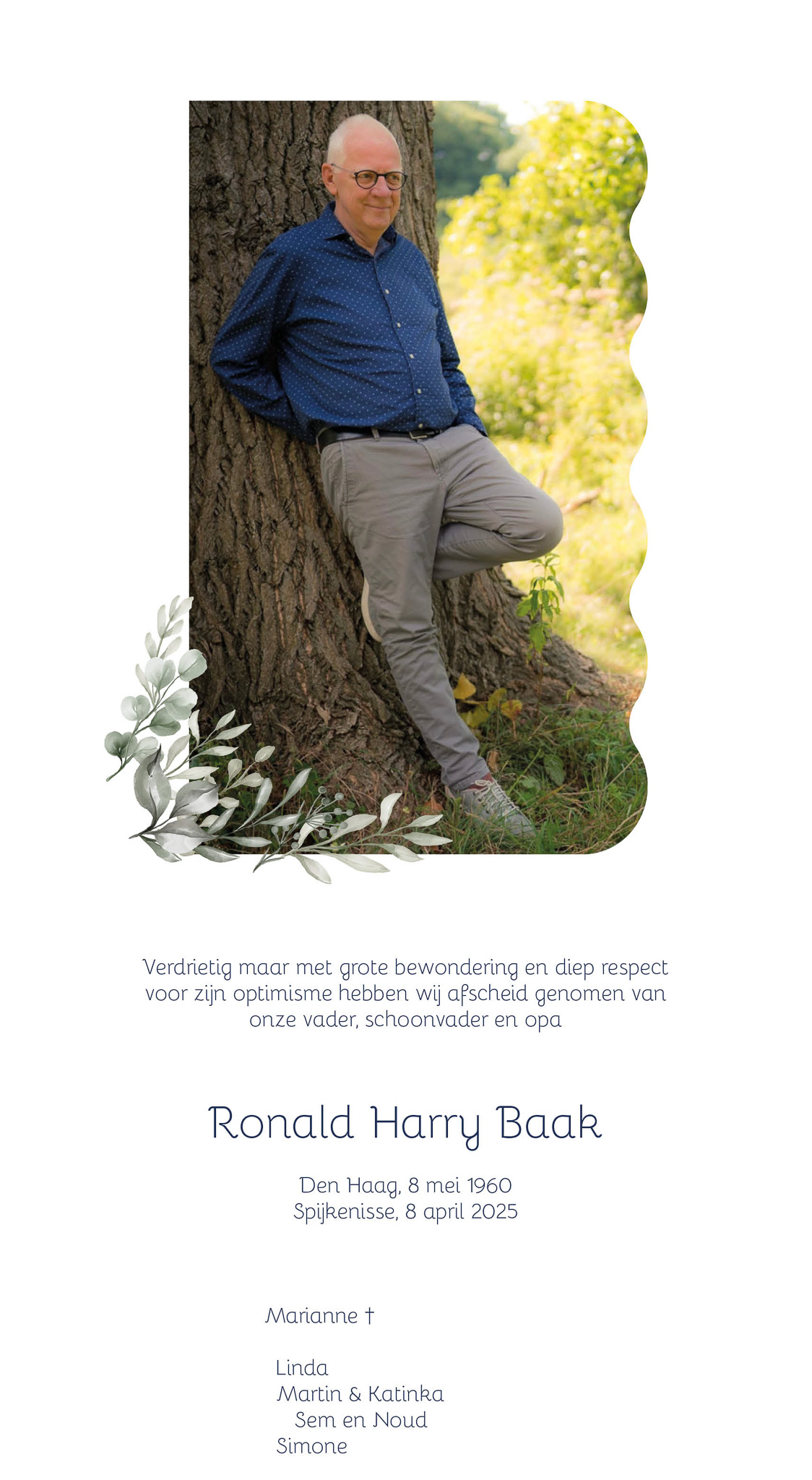 E card Dhr. Baak kennisgeving 4